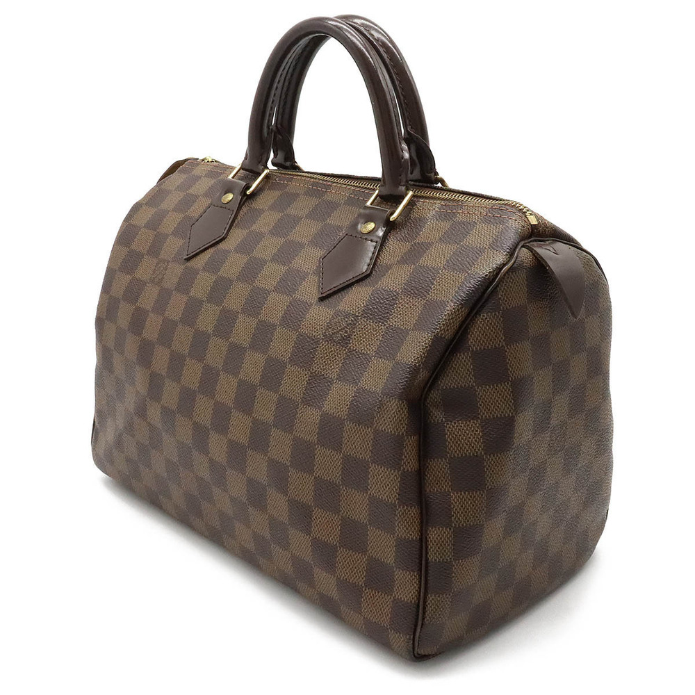 Louis Vuitton Speedy Handbag Boston Bag Damier Brown